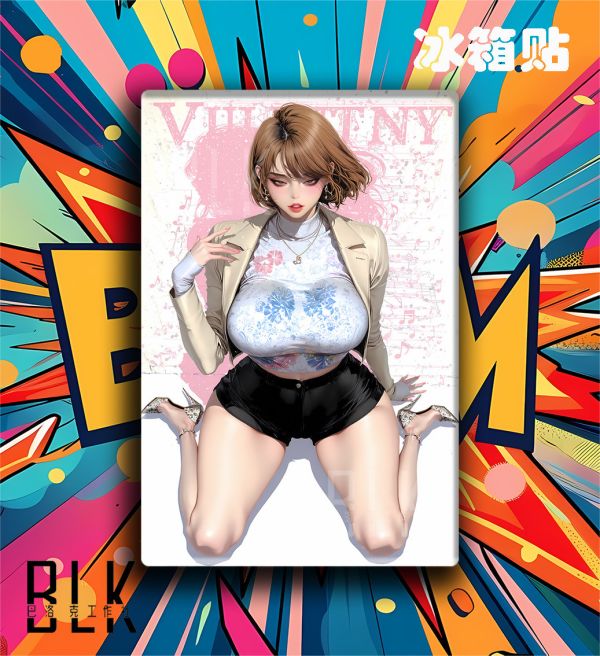 【海外代購】巴洛克 《羅素麗》美麗新世界金美庭Kim Mi-jung韓漫二次元裝飾畫冰箱貼 