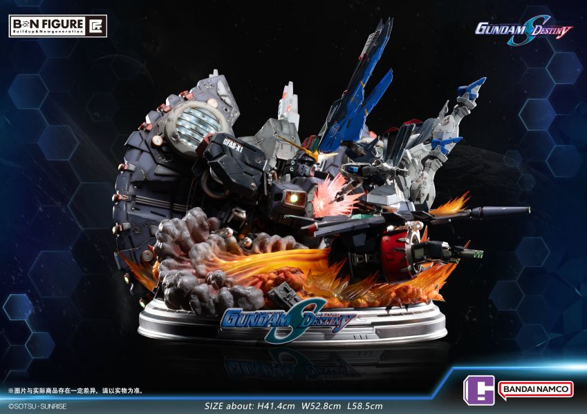 【預定】萬代南夢宮 BNFIGURE 匠 機動戰士高達SEED Destiny FREEDOM GUNDAM vs DESTROY GUNDAM 