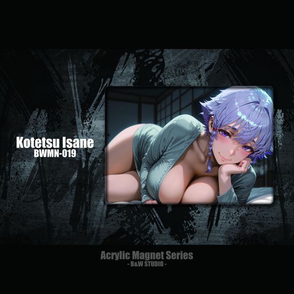 【海外代購】黑白畫映 B&W Studio 壓克力冰箱貼 Kotetsu Isane 虎徹勇音 BWMN-019 