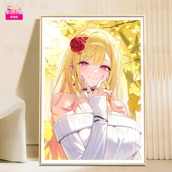 【海外代購】阿喵畫社 溫柔的秋風 喜多川 8k主題高清裝飾畫 午睡毛毯 冰箱貼 