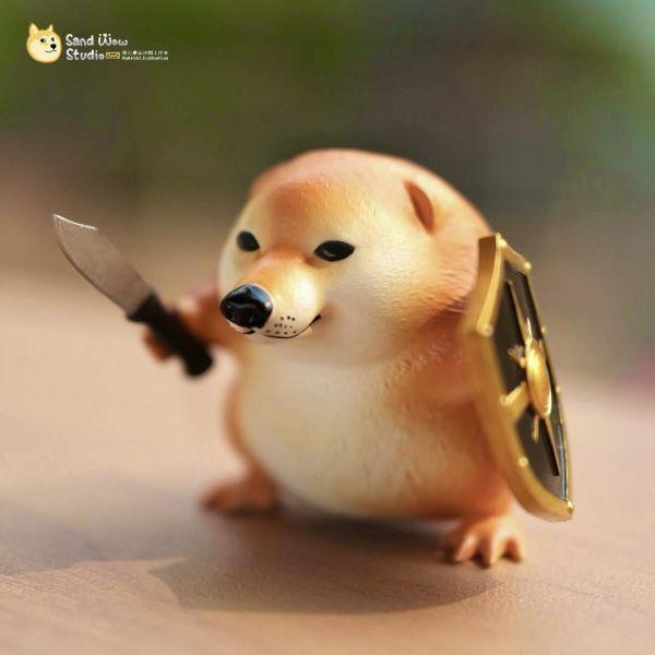 『準現貨』沙雕 刀盾狗蛙·柴柴系列 我的刀盾 