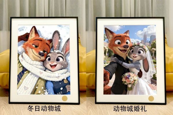 【海外代購】星空 《冬日動物城》瘋狂動物城2Zootopia裝飾畫 