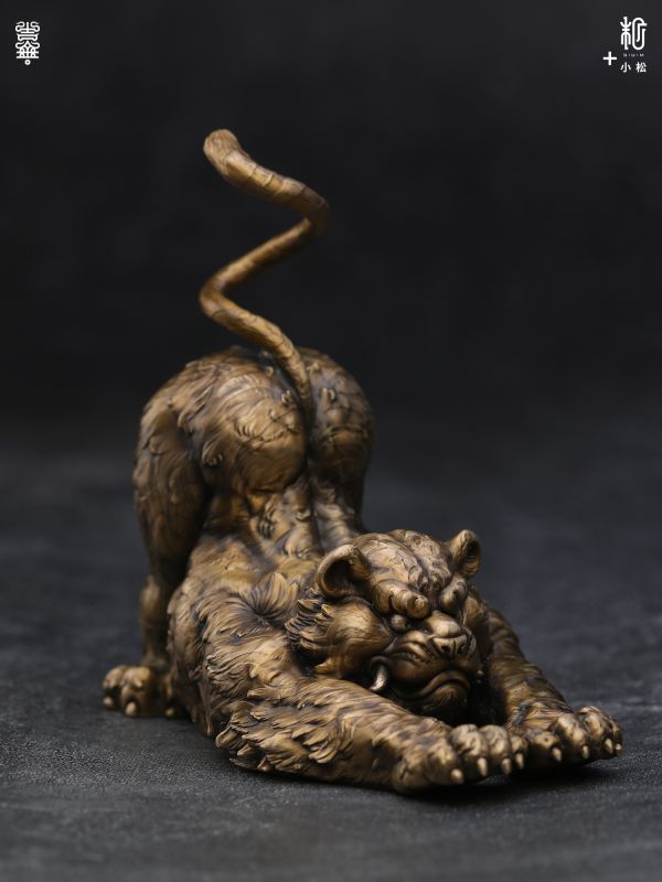 【預定】末那末匠 小松 瑞虎香插 香插鑄銅擺件 