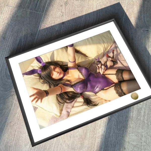 【海外代購】皇呱《蒂法求抱抱》最終幻想VII裝飾畫 午睡毯 地毯 