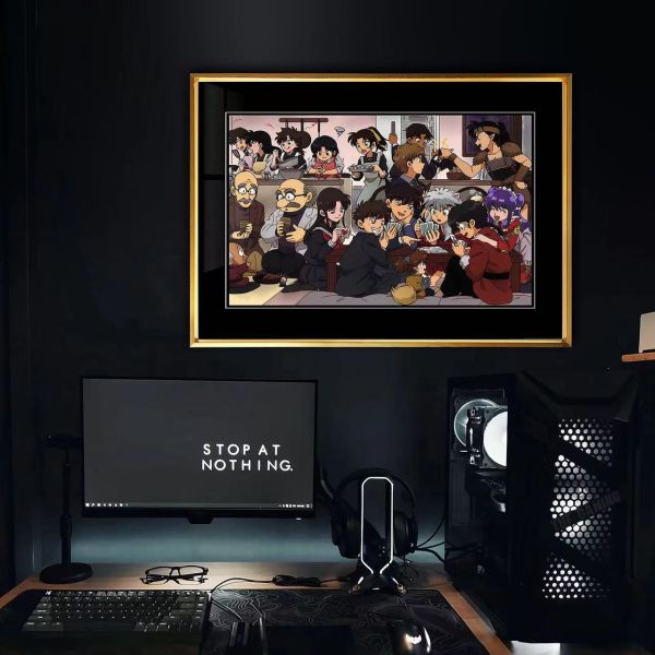 【海外代購】千鳥社 新一和朋友們 名偵探柯南 基德 裝飾畫 