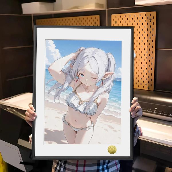 【海外代購】皇呱 《泳裝芙莉蓮》葬送的芙莉蓮海邊泳裝裝飾畫 