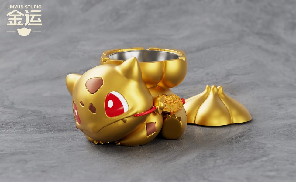 【預定】金運 超大妙蛙種子煙灰缸擺飾 