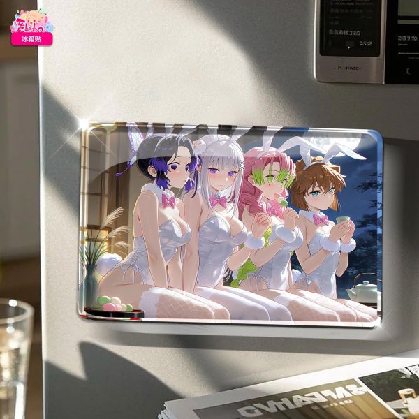【海外代購】阿喵畫社 月光 人氣兔女郎四姊妹 新品8K超大主題裝飾畫週邊 冰箱貼 