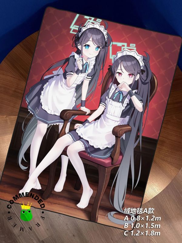 【海外代購】皇呱《女僕天童愛麗絲》蔚藍檔案KEY同人周邊裝飾畫 午睡毯 地毯 