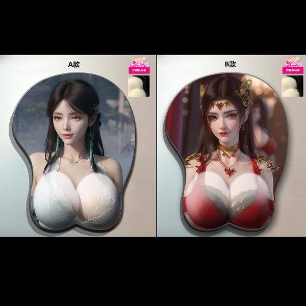 【海外代購】阿喵畫社 國色天香 蕭薰兒美杜莎 高透壓克力主題卡磚冰箱貼 4公斤大護腕滑鼠墊 透明卡磚 