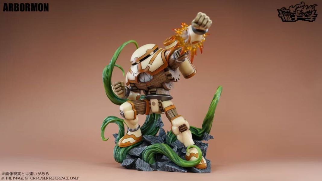 【海外代購】殭屍車 數碼寶貝04無限地帶 木之鬥士 反派人形 聖樹獸 