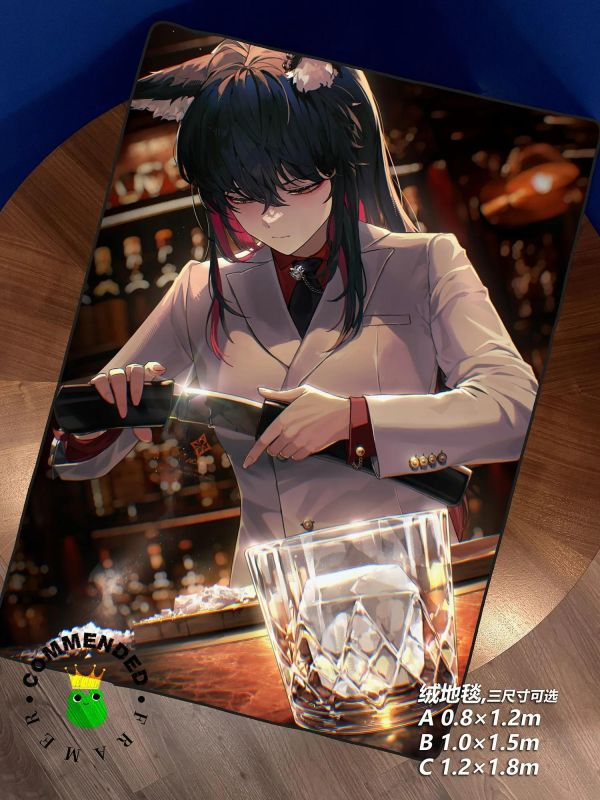 【海外代購】皇呱 《德克薩斯的特調》明日方舟裝飾畫 午睡毯 地毯 