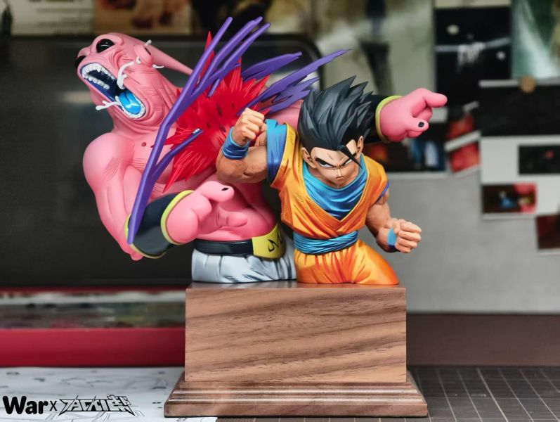 【預定】WarXjackie 半身對戰系列001 神秘悟飯 vs 魔人佈歐 