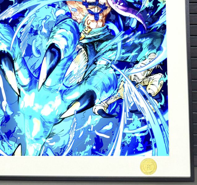 【海外代購】H2 《馬可》海賊王不死鳥白鬍子海賊團動漫二次元裝飾畫 