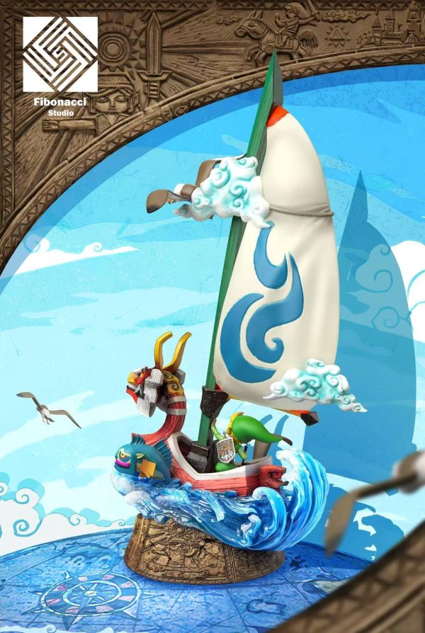 【預定】婓波 Fibonacci 薩爾達傳說：風之杖 - 紅獅王號（King of Red Lions）& 林克（Link） 