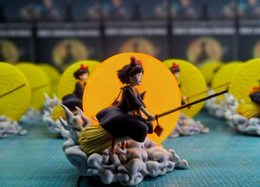 【海外代購】物語 宮崎駿桌面系列04 最自在的飛翔 魔女宅急便 