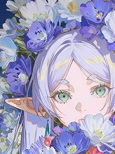 【海外代購】巴洛克 《花芙莉蓮》葬送的芙莉蓮Frieren菲倫Fern動畫裝飾畫冰箱貼 