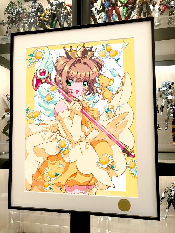 【海外代購】星空 《橘色小櫻》木之本櫻百變小櫻庫洛牌SAKURA動畫二次元裝飾畫 