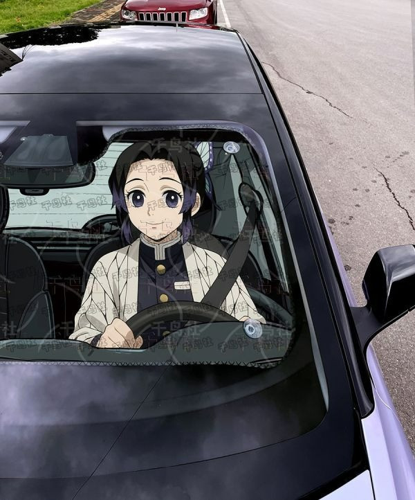 【海外代購】千鳥社 《汽車前擋遮陽-蝴蝶忍》鬼滅之刃九柱鬼殺隊蟲柱 