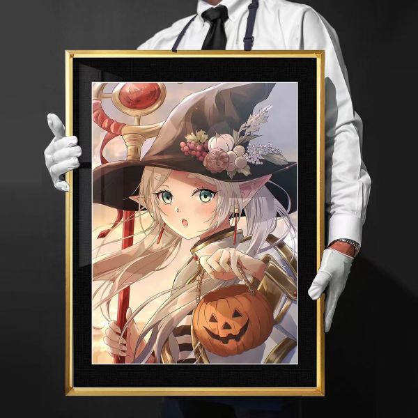 【海外代購】千鳥社 葬送的芙莉蓮 萬聖節午睡毯地毯裝飾畫 