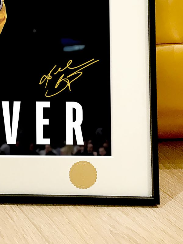 【海外代購】星空 《科比Forever》黑曼巴kobe科比布萊恩NBA洛杉磯湖人隊裝飾畫 