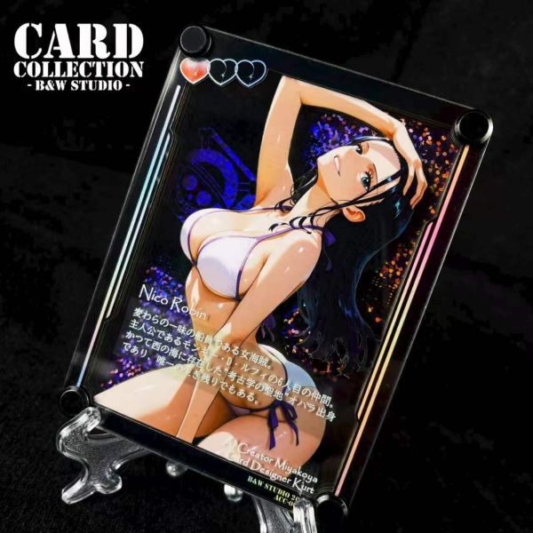 【海外代購】黑白畫映 B&W Card Collection 001 Nico Robin 妮可羅賓 