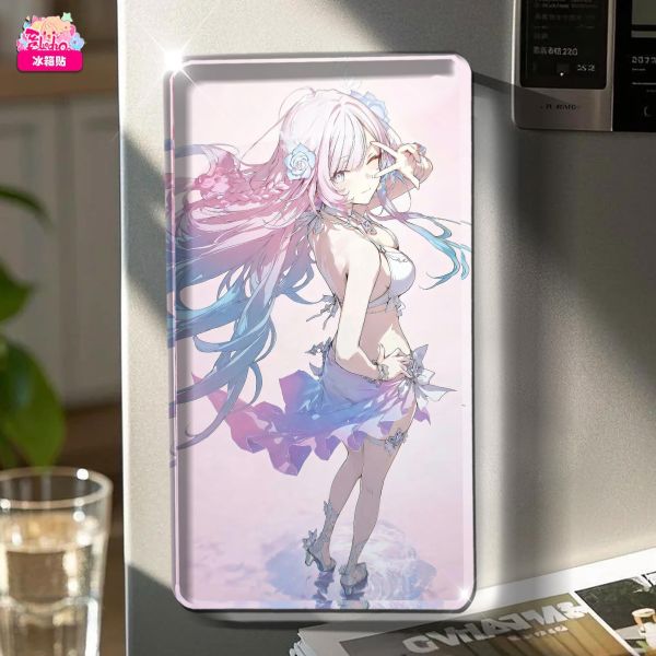 【海外代購】阿喵畫社 回眼 比耶愛莉希雅-大豎款 新品12k主題超清裝飾畫 冰箱貼 