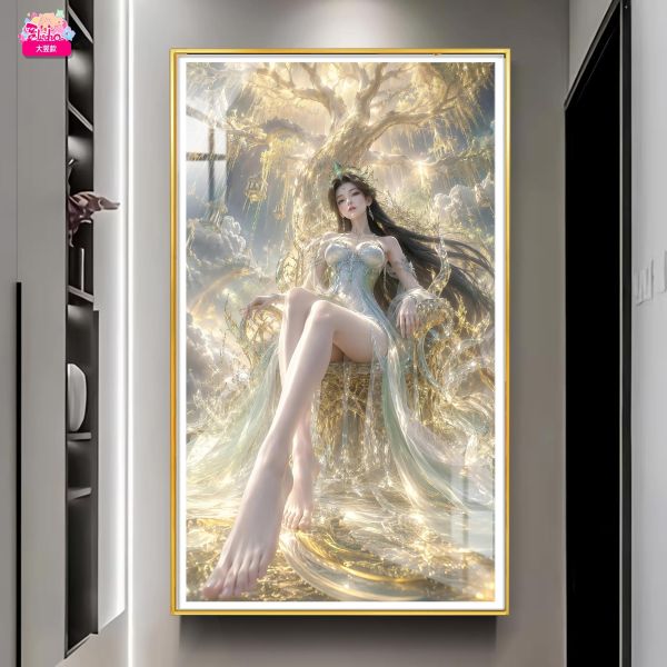 【海外代購】阿喵畫社 大帝之姿 柳神大豎款 新品12k主題高清裝飾畫 床頭地墊 冰箱貼 