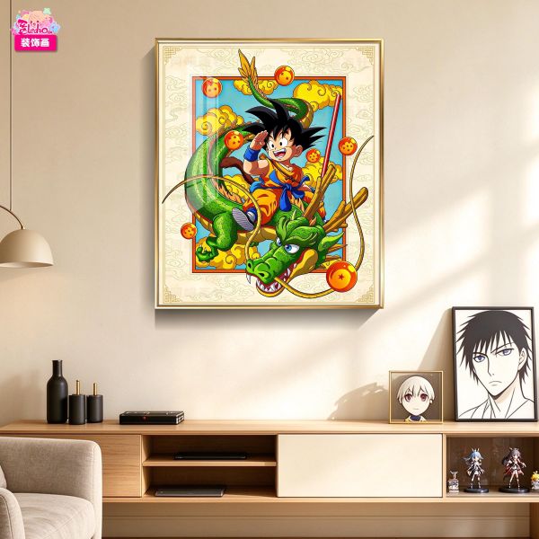 【海外代購】阿喵畫社 七龍珠七龍珠孫悟空經典海報 新品8K超大高清主題裝飾畫 