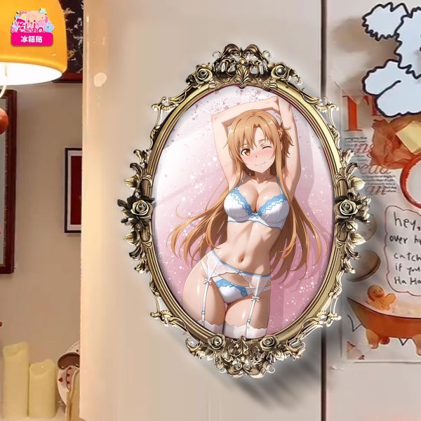 【海外代購】阿喵畫社 動漫冰箱貼第一百一十二彈刀劍神域女神系列 高透亞克力磁吸冰箱貼 