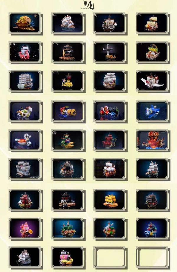 【預定】m4 全員船系列 第三十四彈 波尼海賊船 珠寶·瑪格麗特披薩號 