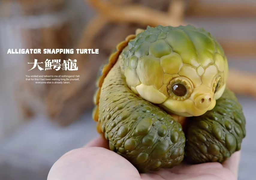 【預定】博志物 2024噸動噸物園龜系列 大龜鱷和白化佛鱷 