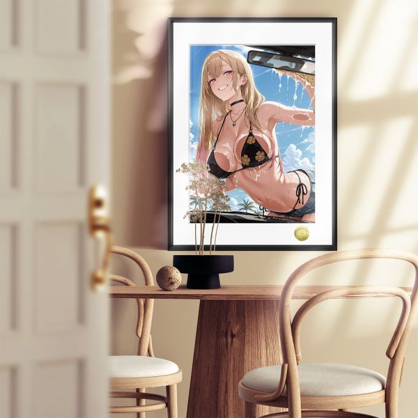 【海外代購】皇呱 《夏日泳裝喜多川海夢第三彈》 更衣人偶墜入愛河夏日泳裝喜多川海夢週邊裝飾畫 午睡毯 地毯 