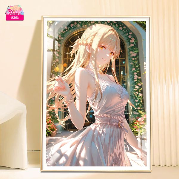 【海外代購】阿喵畫社 晨曦 結城明日奈 8k超大高畫質裝飾畫 滑鼠墊 午睡毛毯 冰箱貼 