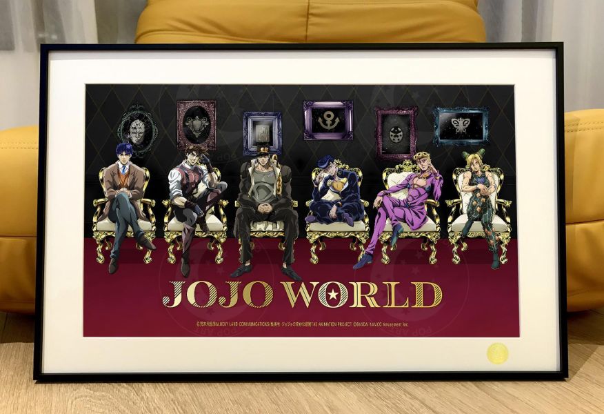 【海外代購】星空 《坐姿JOJO》JOJO的奇妙冒險承太郎仗助徐倫迪奧Dio石鬼面動漫裝飾畫 