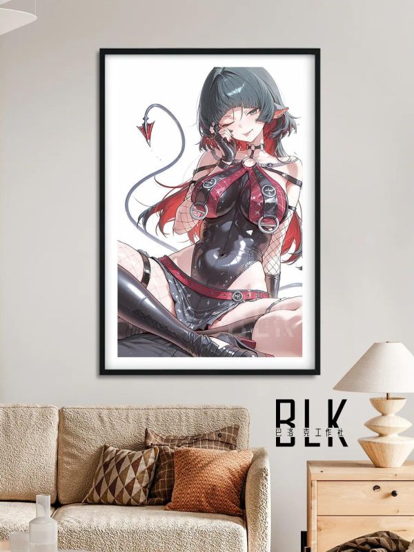 【海外代購】巴洛克 《坐姿簡杜》裝飾畫 絕區零 