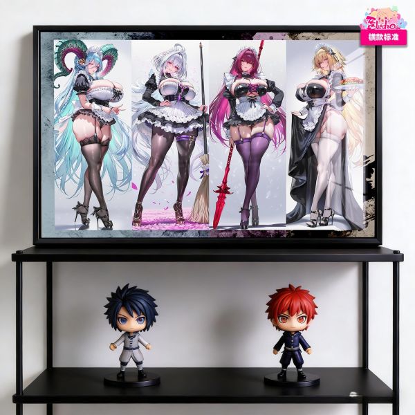 【海外代購】阿喵畫社 禦姐華姿四重奏系列二fate女僕 fate新品8k全景高清裝飾畫 床頭地墊 冰箱貼 