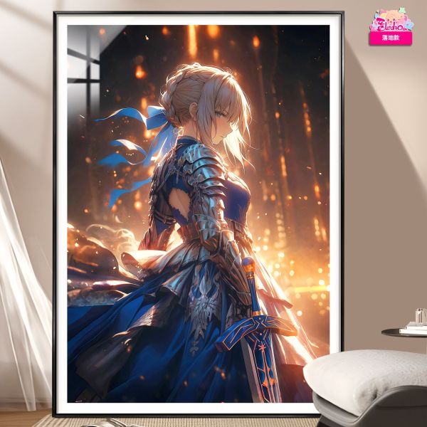 【海外代購】阿喵畫社《Fate》背水一戰系列 斬星 吾王saber 8k超大高清裝飾畫 