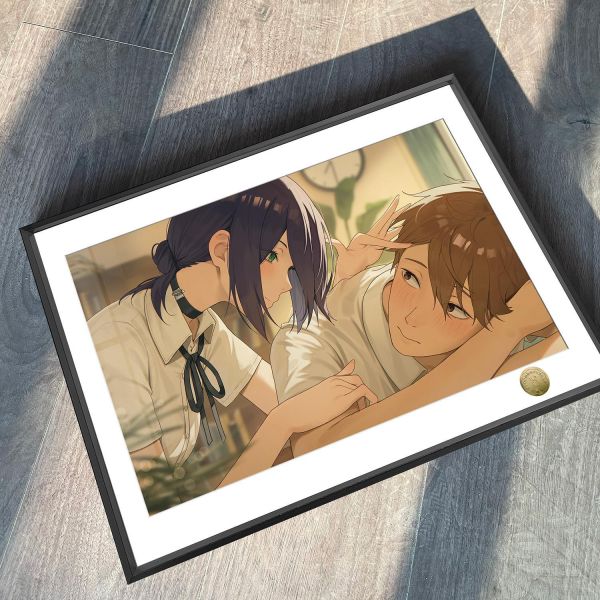 【海外代購】皇呱 《校園情侶蕾塞電次》電鋸人裝飾畫 午睡毯  地毯 