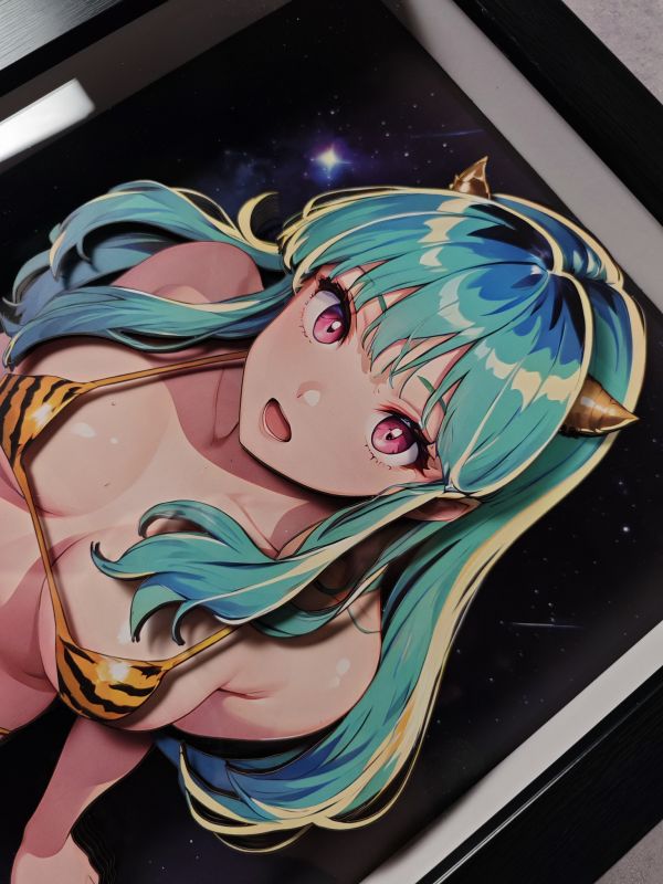 【海外代購】泥棒貓 DSMG-053 福星小子 拉姆 立體裝飾畫 