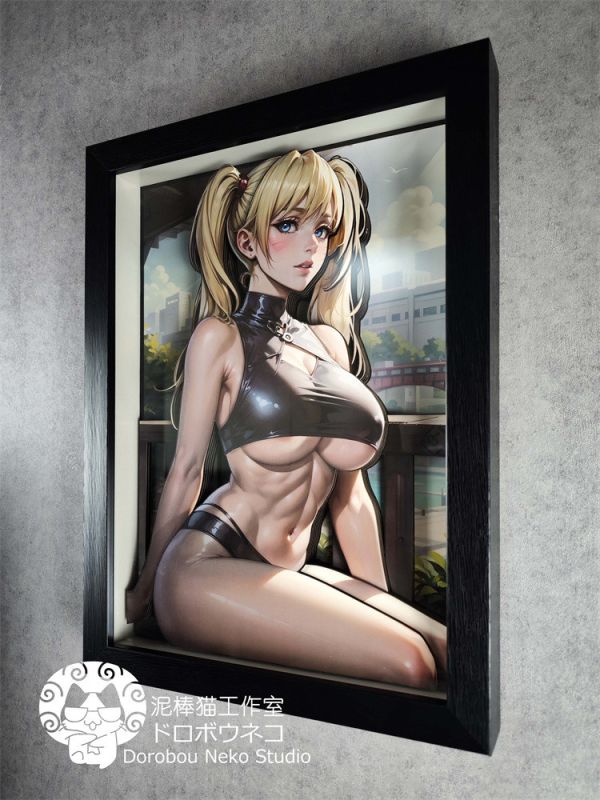 【海外代購】泥棒貓 DSMG-040 Naruto 色彩誘術 鳴人 立體裝飾畫 