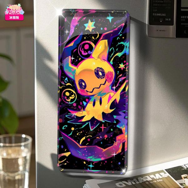 【海外代購】阿喵畫社 寶可夢 幻彩 謎擬丘 大豎新品8k主題高清裝飾畫 發光滑鼠墊 牆面掛毯 床頭地墊 客廳地墊 冰箱貼 