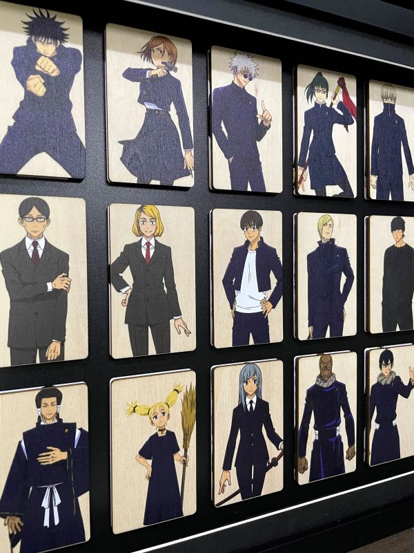 【海外代購】神秘畫廊 咒術回戰高校 櫸木立體畫 