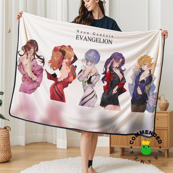 【海外代購】皇呱 《EVA女主角》新世紀福音戰士綾波麗、明日香、葛城美里、赤木律子、真希波週邊裝飾畫 