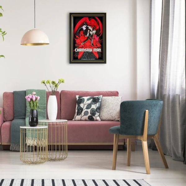 【海外代購】凹凸Panda 鏈鋸人蕾塞G款紙藝立體裝飾畫 