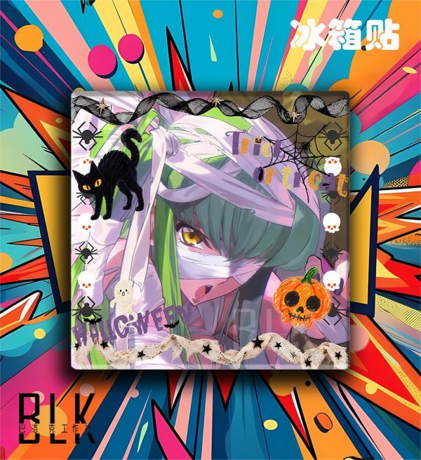 【海外代購】巴洛克《萬聖節魯魯修/CC》反叛的魯路修魔神動漫裝飾畫冰箱貼 
