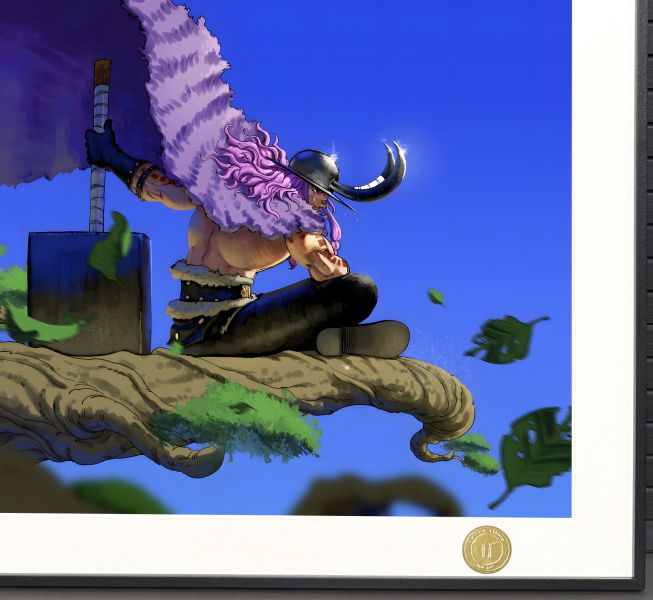 【海外代購】H2 《詛咒王子洛基》海賊王巨人艾爾巴夫神之騎士團動漫裝飾畫 