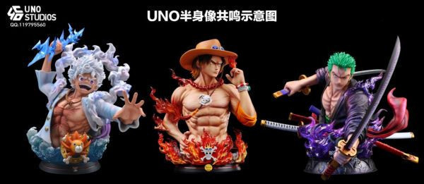 【海外代購】UNO 海賊王艾斯胸像 