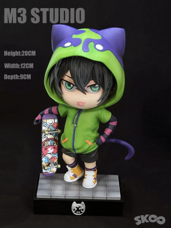 【預定】M3 知念實也 無限滑板 Q版 