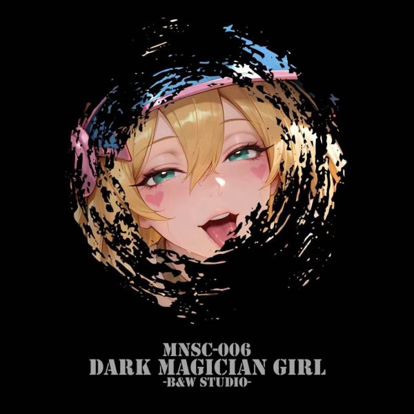 【R18-海外代購】黑白畫映 B&W Mini Prism Card 迷你鐳射卡磚 Dark Magician Girl 黑魔導女孩 MNSC-006A/MNSC-006B/MNSC-006C 